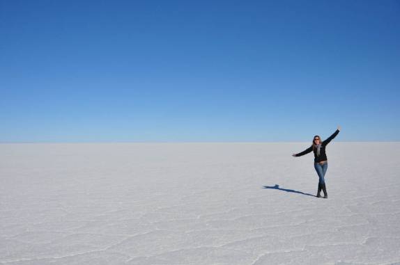 Salar de Uyuni, na Bolívia
